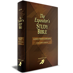 GIANT PRINT - EXPOSITOR'S STUDY BIBLE | HARDBACK